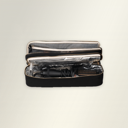 DOUBLE HAIR STYLING TOOLS TRAVEL CASE – BLACK